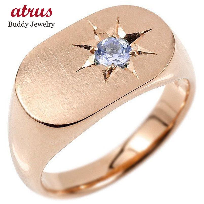 訳ありセール格安 メンズ リング タンザナイト ピンクゴールドk10 印台 幅広 指輪 つや消し サテン仕上げ 一粒 後光留め 10金 男性用 ピンキーリング 送料無料 tgim ジュエリー工房アトラス 通販 Yahoo ショッピング 50 Off Www Ladislexia Net