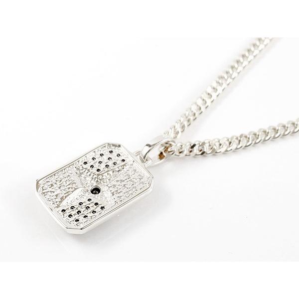 しま品、ネックレス 喜平 メンズ ブラックダイヤモンド ダイヤモンド ネックレス