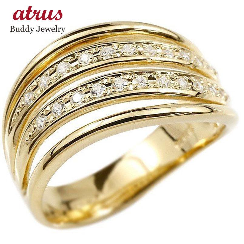 超人気 メンズ リング イエローゴールドk10 ダイヤモンド 幅広 指輪 リング ダイヤ 10金 ピンキーリング 男性用 送料無料 新品 Secretoftheislands Com
