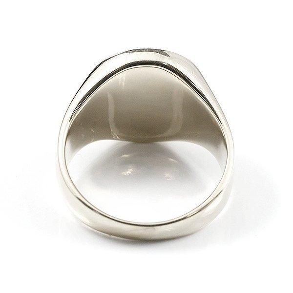シルバー 印台 リング キュービックジルコニア 一粒 幅広 太め sv925 シグネットリング 指輪 つや消し 後光留め シンプル 人気 男女兼用 送料無料 セール saleの画像