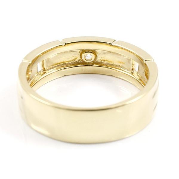 ジュエリー工房アトラス メンズペアリング ペア イエローゴールドk18