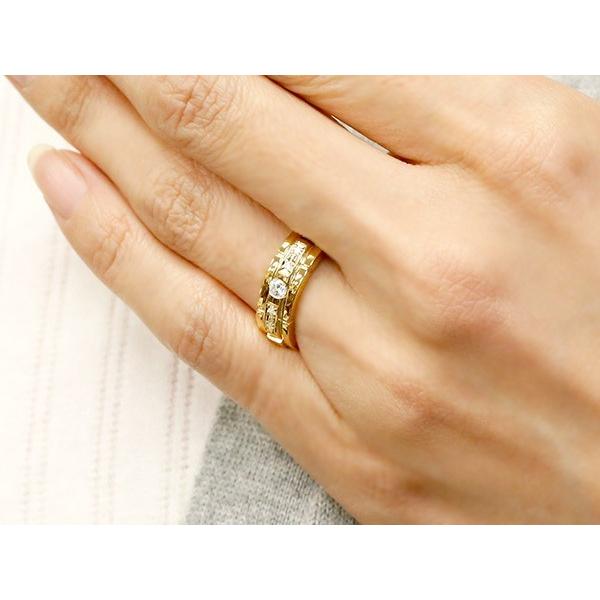 ジュエリー工房アトラス メンズペアリング ペア イエローゴールドk18