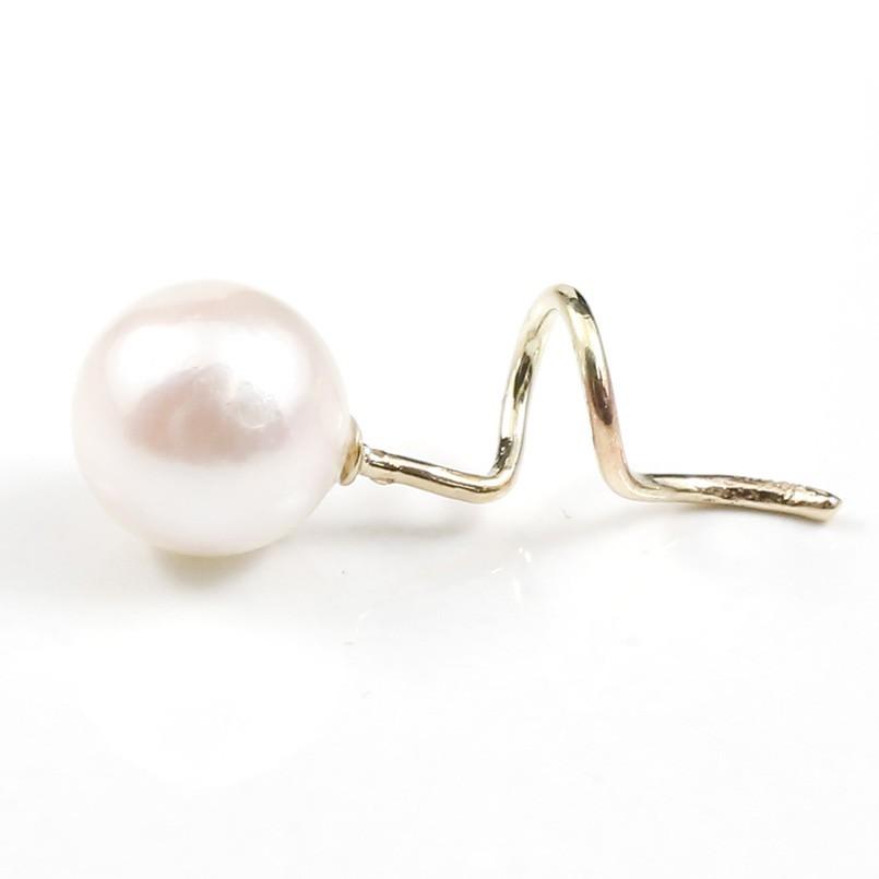 ピアス レディース キャッチのいらないピアス パールピアス ピアス ペア イエローゴールドk18 18k あこや本真珠 フォーマル 18金 6月誕生石 セール saleの画像