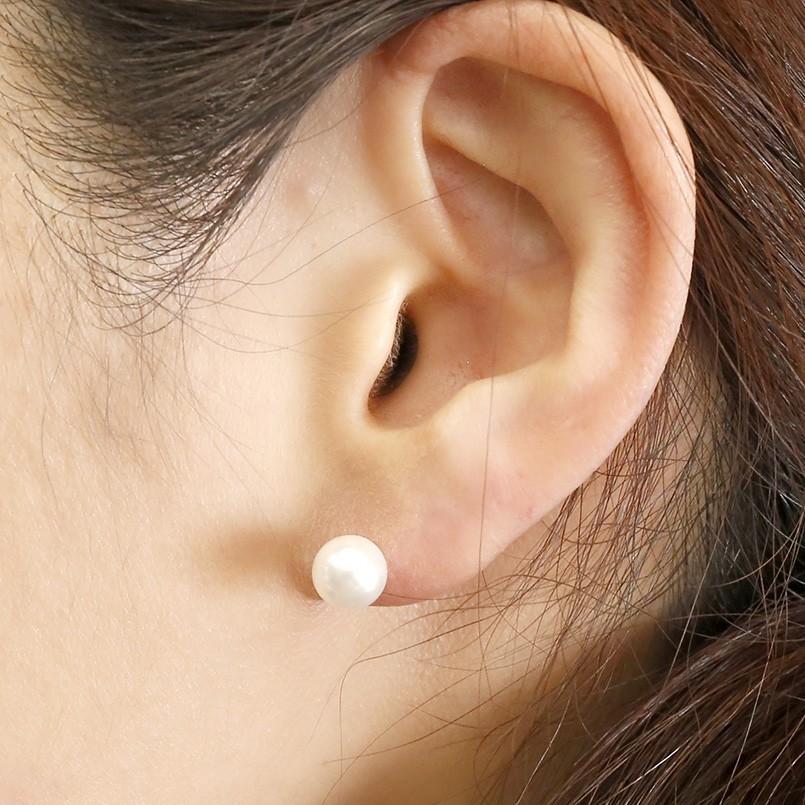 保存版 メンズ キャッチのいらないピアス 片耳ピアス パールピアス イエローゴールドk10 あこや本真珠 フォーマル 10金 6月誕生石 キャッチナッシャー 宝石 送料無料 100 本物保証 Assinatura Ionline Pt