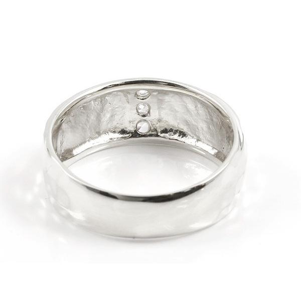 プラチナ リング ダイヤモンド メンズ pt900 指輪 幅広 シンプル 30代 