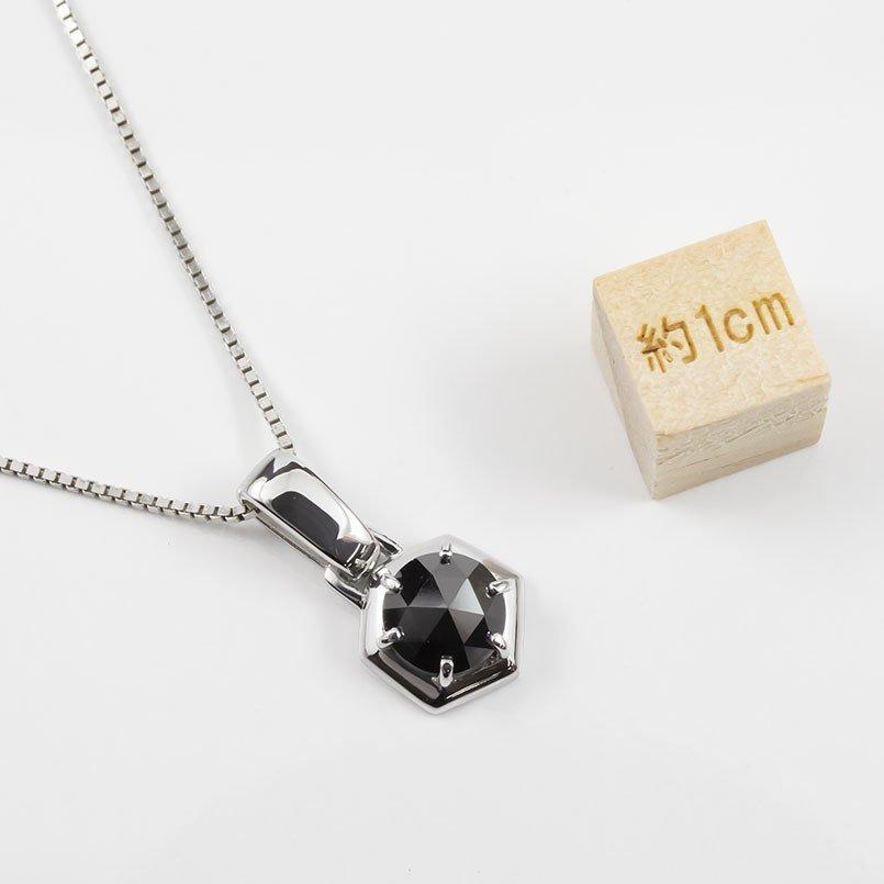 プラチナ ネックレス メンズ トップ ブラックダイヤモンド 1ct pt900 30代 シンプル ダイヤ ペンダントトップ 男性 チェーン あすつく 送料無料 セール saleの画像