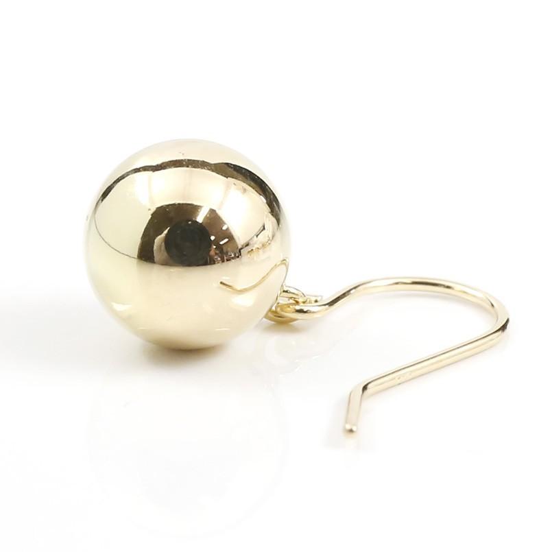 ピアス 18金 丸玉 8mm フック イエローゴールドk18 18k 地金 シンプル レディース 送料無料 セール saleの画像