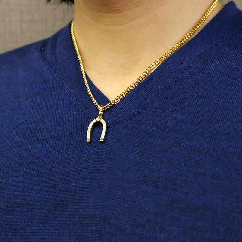 ジュエリー工房アトラス 喜平 メンズ ダイヤモンド ネックレス トップ