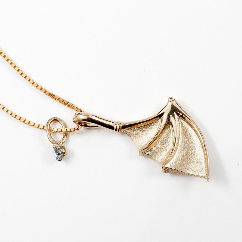 格安人気 ネックレス メンズ アクアマリン ピンクゴールドk10 コウモリ 羽根 ペンダント 10金 チェーン トレジャーハンター 男性用 羽 翼 蝙蝠 つや消し aqginm ジュエリー工房アトラス 通販 Yahoo ショッピング 信頼 Lespakigali Com