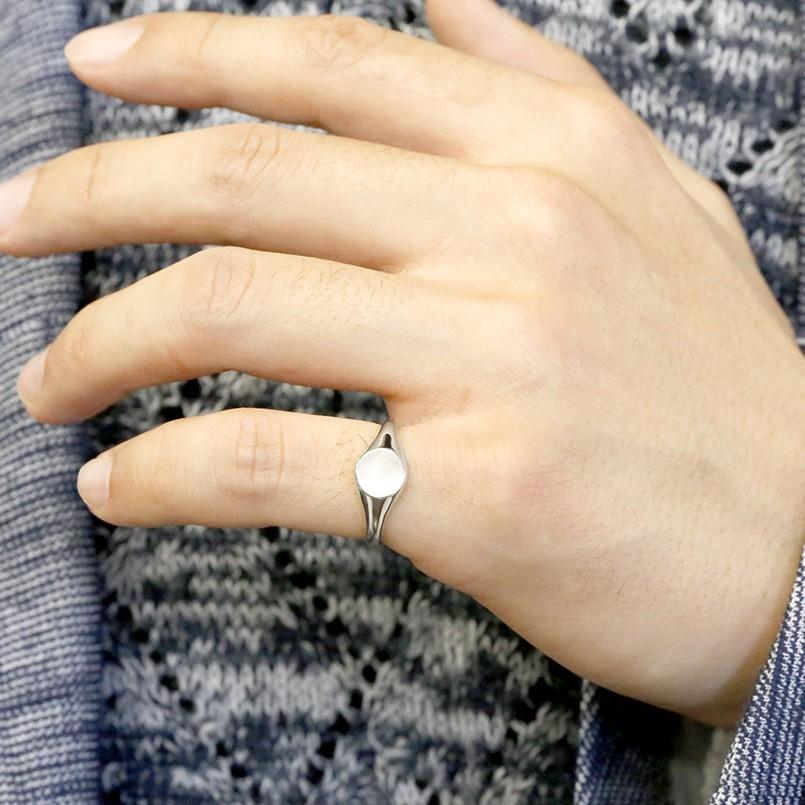 シルバー 印台 リング メンズ 選べる 丸 楕円 ひし形 ハート sv925 婚約指輪 ピンキーリング シンプル おしゃれ 人気 送料無料 セール SALE_1