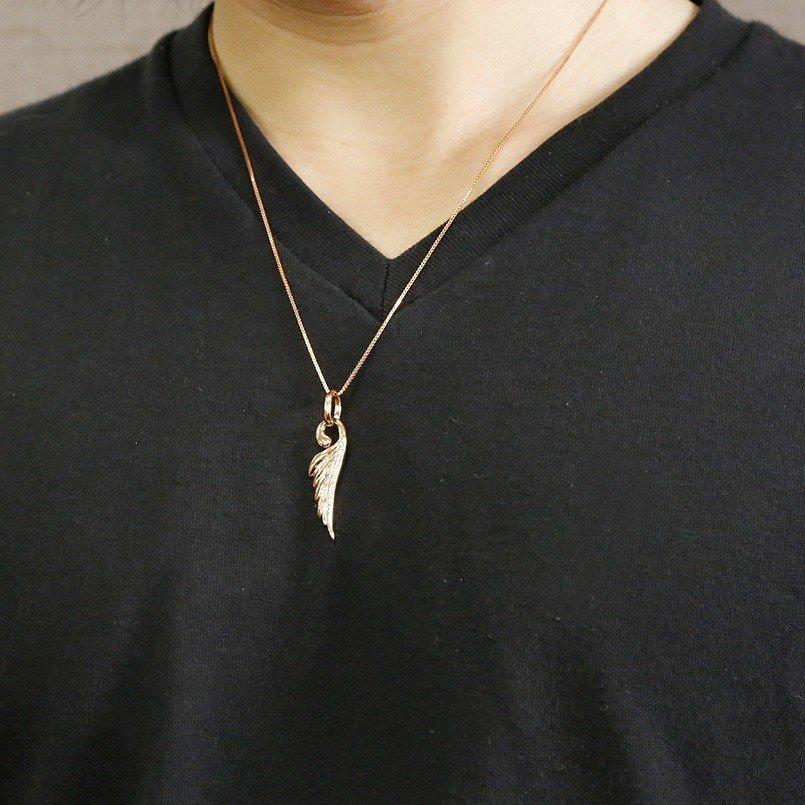 USED ゴールド ネックレス ペア トップ フェザー ダイヤモンド ゴールド10k 10金 羽根 ペアネックレス ダイヤ 羽 翼 メンズ レディース 送料無料 セール SALE 【2531621443】(88480円)