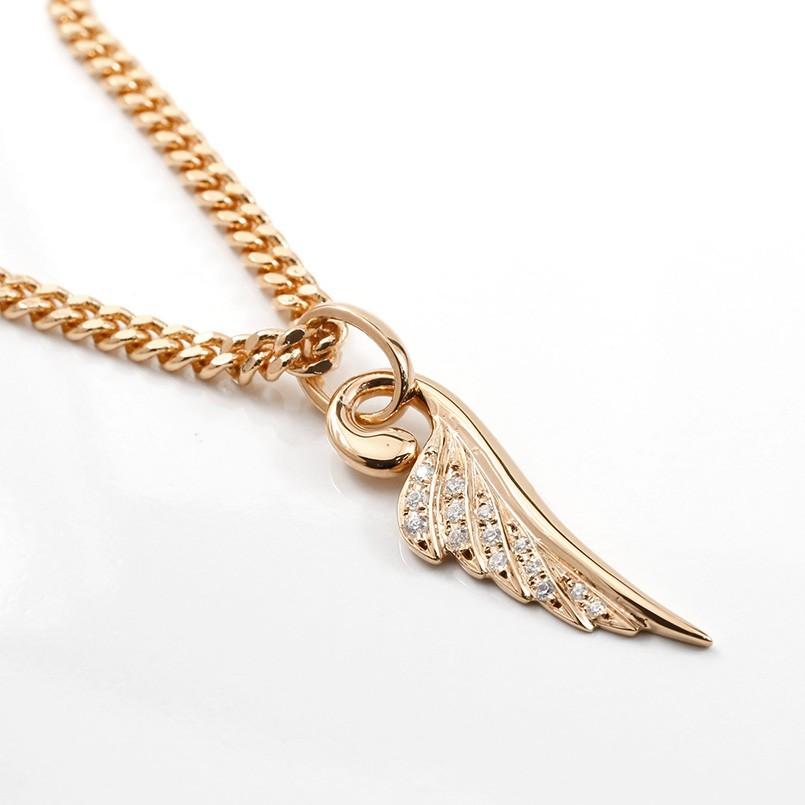 18金 ネックレス メンズ トップ 喜平 クロス キュービックジルコニア