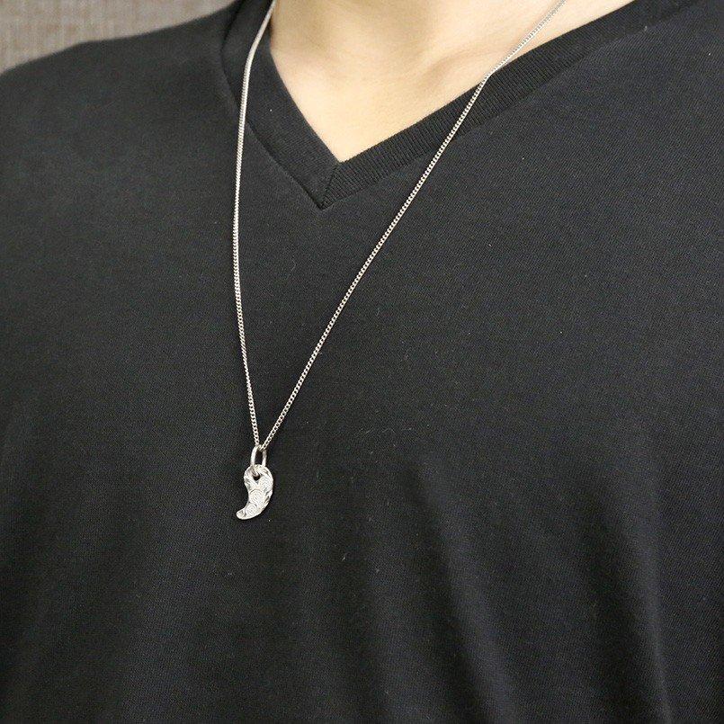 ハワイアンジュエリー 喜平 メンズ ネックレス トップ シルバー925 勾玉 マイレ スクロール ペンダント sv925 キヘイチェーン まが玉 送料無料 セール saleの画像