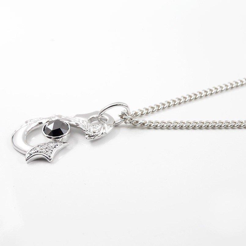 シルバー ネックレス 喜平 トップ 釣針 ブラックダイヤモンド 2ct ダイヤ 大ぶり フィッシュフック sv925 ペンダントトップ 人気 男女兼用 送料無料 セール saleの画像