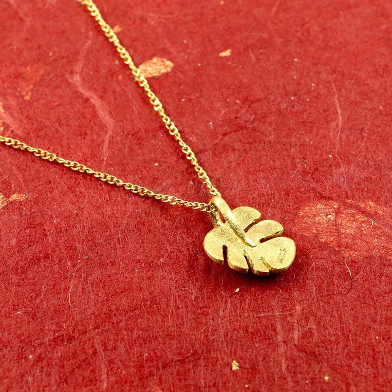 全日本送料無料 きらめく純金の輝き ネックレス 人気 クリスマス 送料無料 あすつく 葉 リーフ 男性用 K24 地金 ペンダント モンステラ 純金 24k ハワイアンジュエリー メンズ 24金ネックレス メンズ 24金 メンズアクセサリー