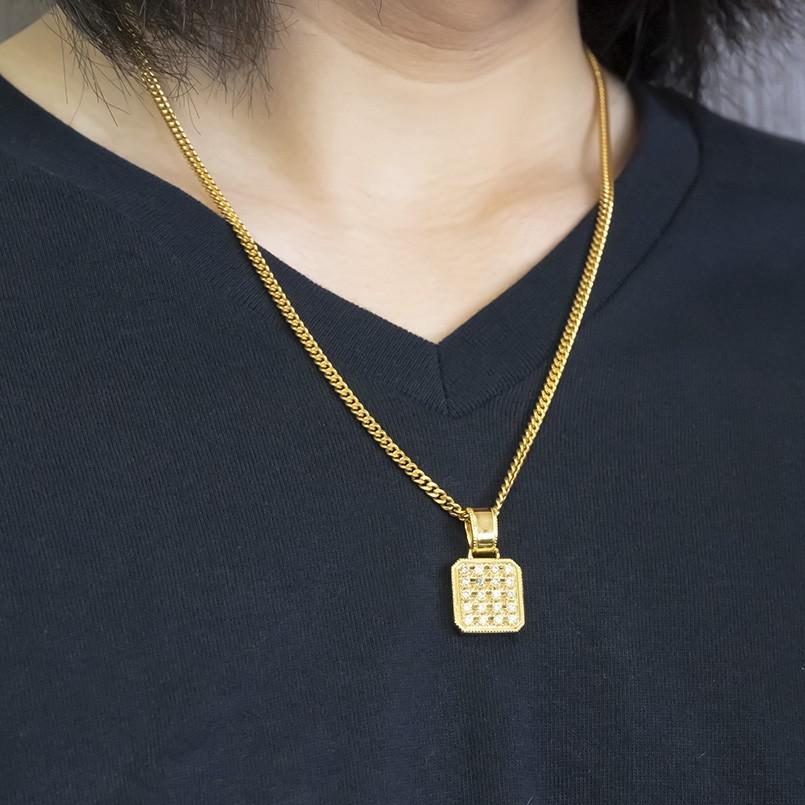 ジュエリー工房アトラス 18金ネックレス トップ メンズ 喜平用