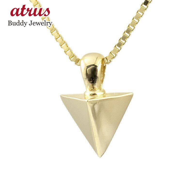 信頼 ネックレス トップ メンズ スタッズ イエローゴールドk18 ペンダント 18金 地金 シンプル 三角 トライアングル 男性用 チェーン 送料無料 トレジャーハンター ym ジュエリー工房アトラス 通販 Yahoo ショッピング 100 の保証 Www Ladislexia Net