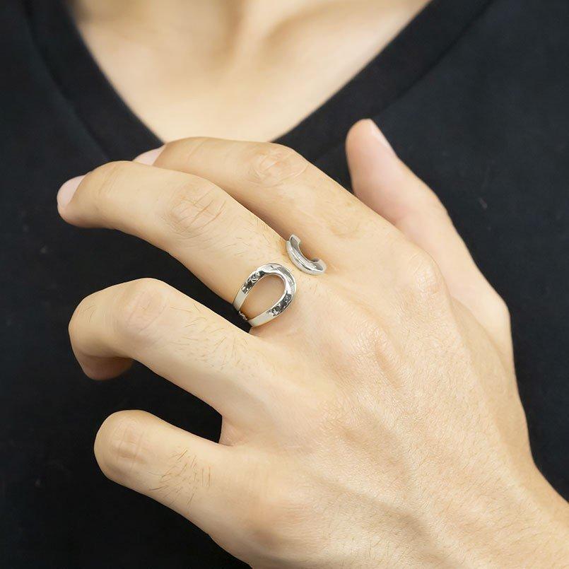 リング メンズ 指輪 シルバー sv925 フリーサイズ 婚約指輪 安い シンプル ピンキーリング 地金 男性 送料無料 人気 セール saleの画像