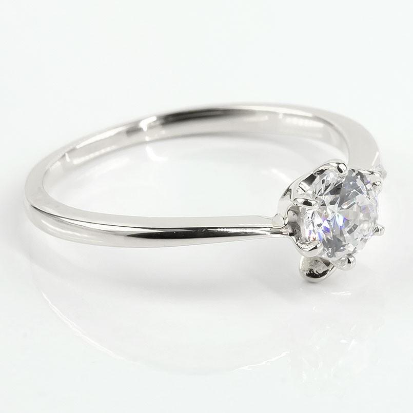 婚約指輪 ダイヤ 安い プラチナ リング pt900 鑑定書付き ダイヤモンド 一粒0.57ct SI 指輪 エンゲージリング シンプル 大粒 女性 送料無料 セール SALE_3
