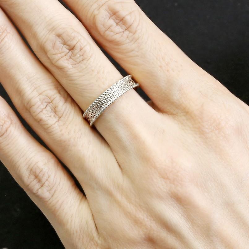 プラチナ ピンキーリング レディース 指輪 pt900 透かし 婚約指輪 リング 地金 シンプル ストレート おしゃれ 人気 女性 送料無料 セール saleの画像