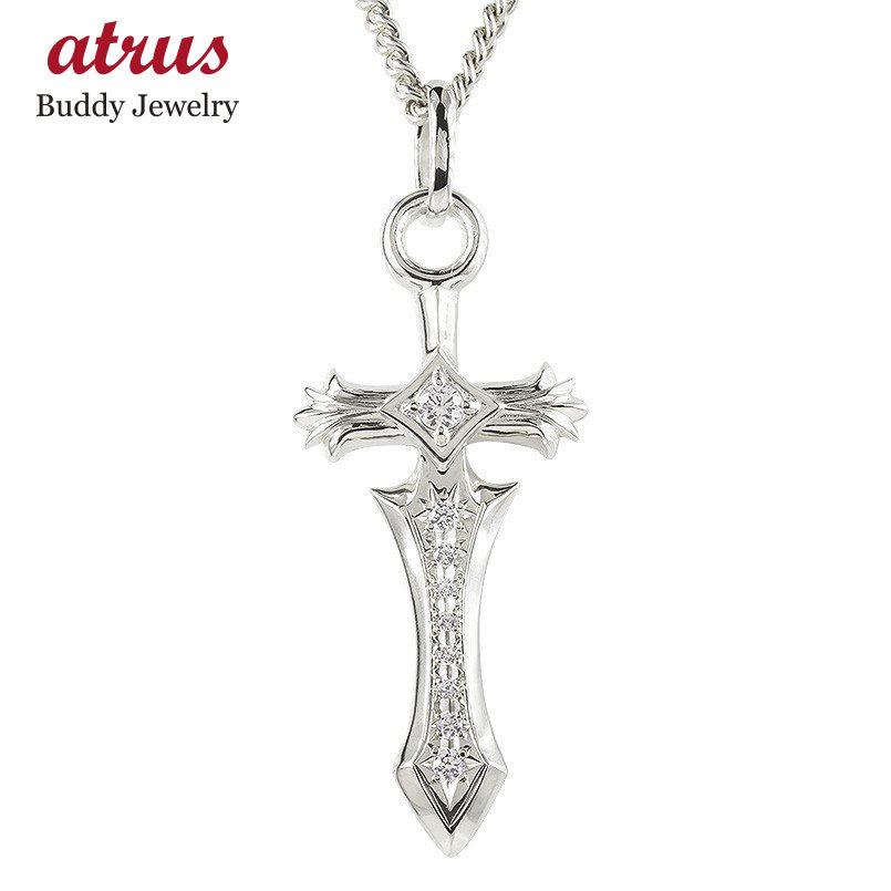 18金 ネックレス メンズ トップ 喜平用 ダイヤモンド 剣 ダガー ソード ペンダントトップ ゴールド 18k ホワイトゴールドk18 チェーン キヘイ 男性 送料無料 Www Supersport Tn