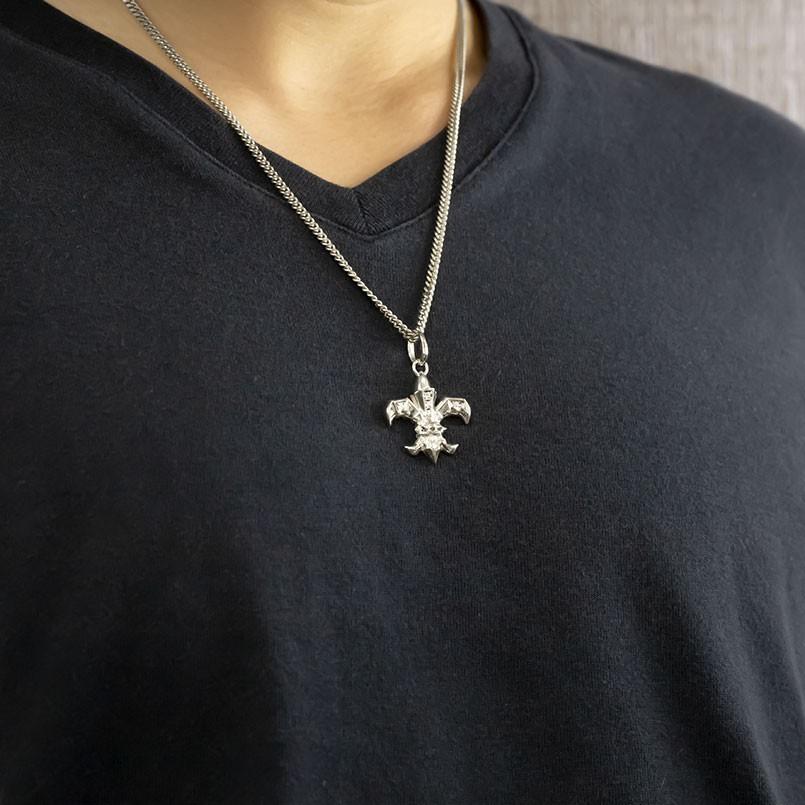 ジュエリー工房アトラス ネックレス メンズ トップ 喜平 ダイヤモンド  