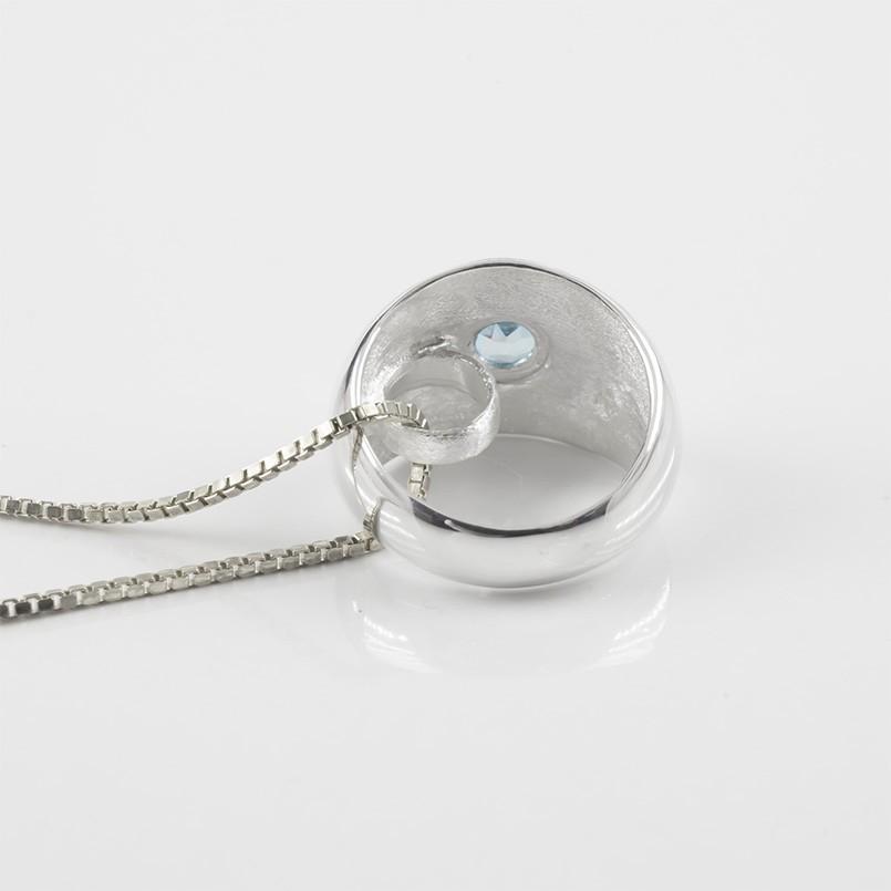 21春夏 ネックレス トップ メンズ ブルートパーズ 一粒 ベビーリング シルバー いぶし仕上げ リングネックレス トップ カレッジリング風 Sv925 送料無料 人気 期間限定送料無料 Angstron Com Br