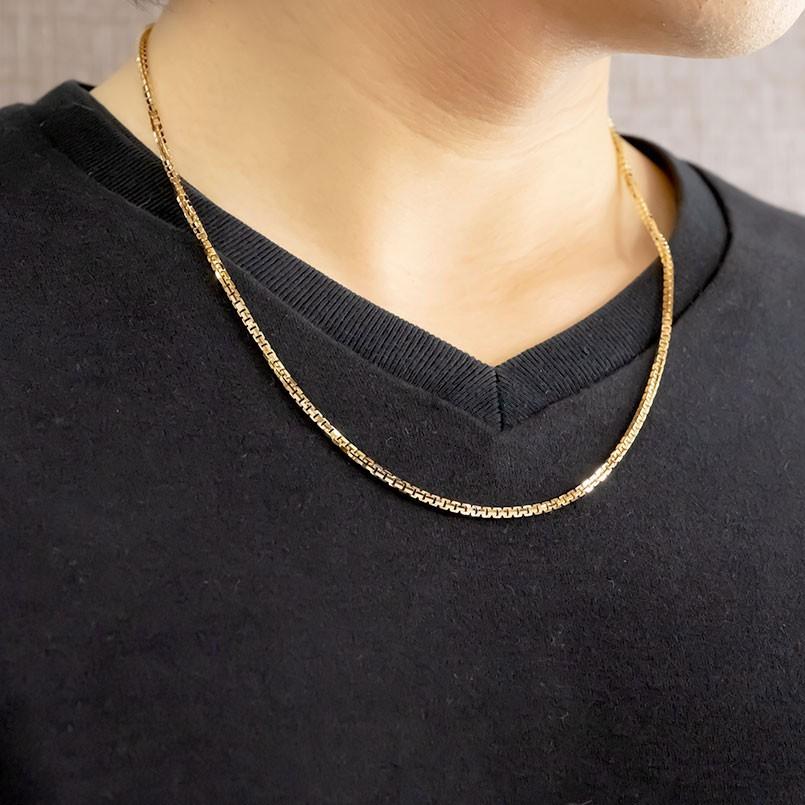 ジュエリー工房アトラス 18金ネックレス メンズ 60cm イエロー ジュエリー工房アトラス 18金ネックレス メンズ 60cm イエロー