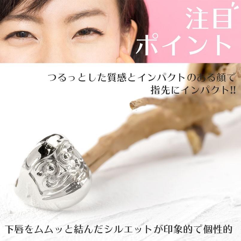ゴールド リング だるま 指輪 10K ホワイトゴールドk10 幅広 婚約指輪 安い ピンキーリング ダルマ 達磨 お守り アミュレット 女性 送料無料 セール saleの画像