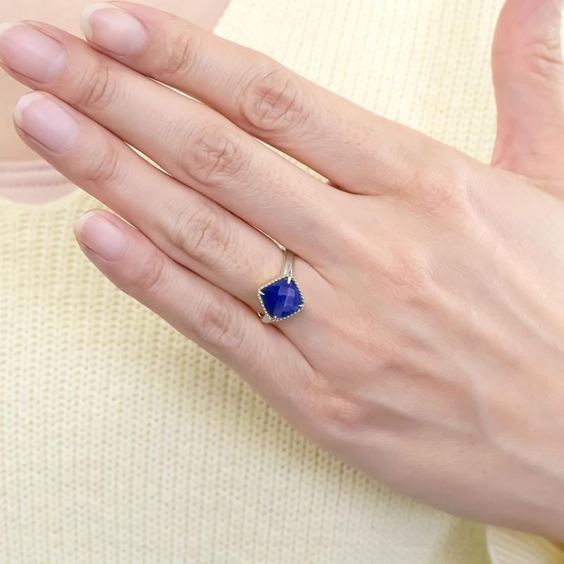 プラチナ リング ラピスラズリ 指輪 pt900 ミル打ち 婚約指輪 安い エンゲージリング ピンキーリング シンプル リング 女性 送料無料 セール saleの画像