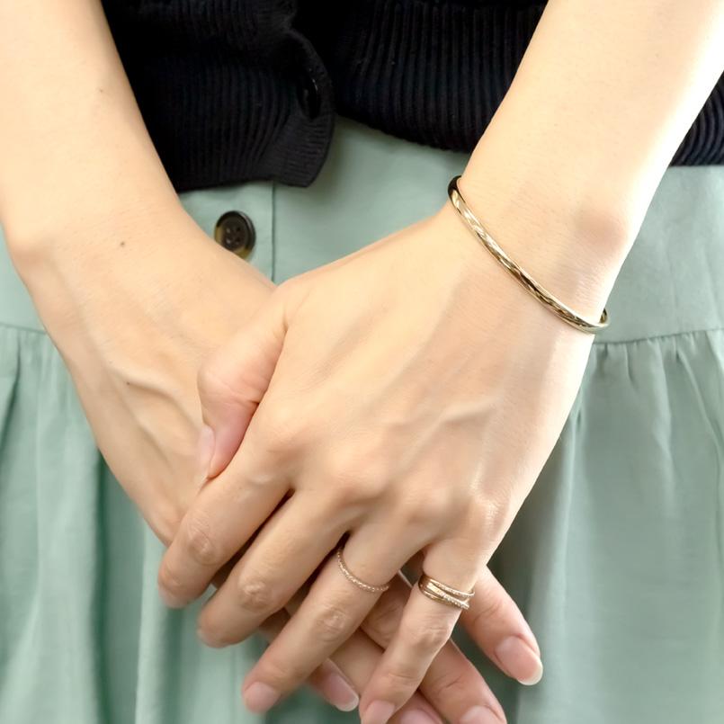 grosse　極美品　 アジール　ゴールドカラー　バングル　ブレスレット アジール バングル