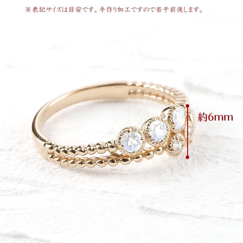 在庫限り 完売次第終了ぽっきりsale 婚約指輪 安い ゴールド リング レディース キュービックジルコニア ブルームーンストーン 2連 指輪 ピンクゴールドk10 ボール ピンキーリング 送料無料 cbmgie ジュエリー工房アトラス 通販 Yahoo ショッピング