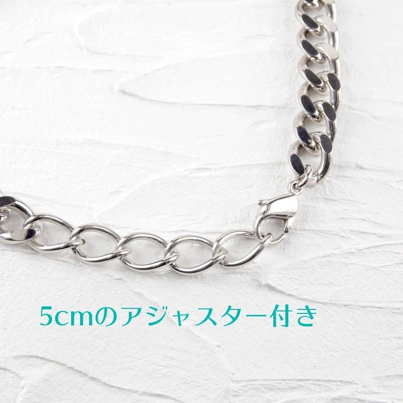 アンクレット 喜平 2面 メンズ シルバー チェーン キヘイ sv925 地金 アジャスター付き 男性 送料無料 人気 セール saleの画像