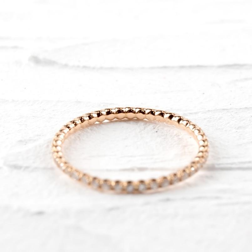 婚約指輪 ダイヤ 安い 18金 リング ダイヤモンド フルエタニティ 指輪 ゴールド 18k ピンクゴールドk18 エンゲージリング ピンキーリング 送料無料 人気 saleの画像