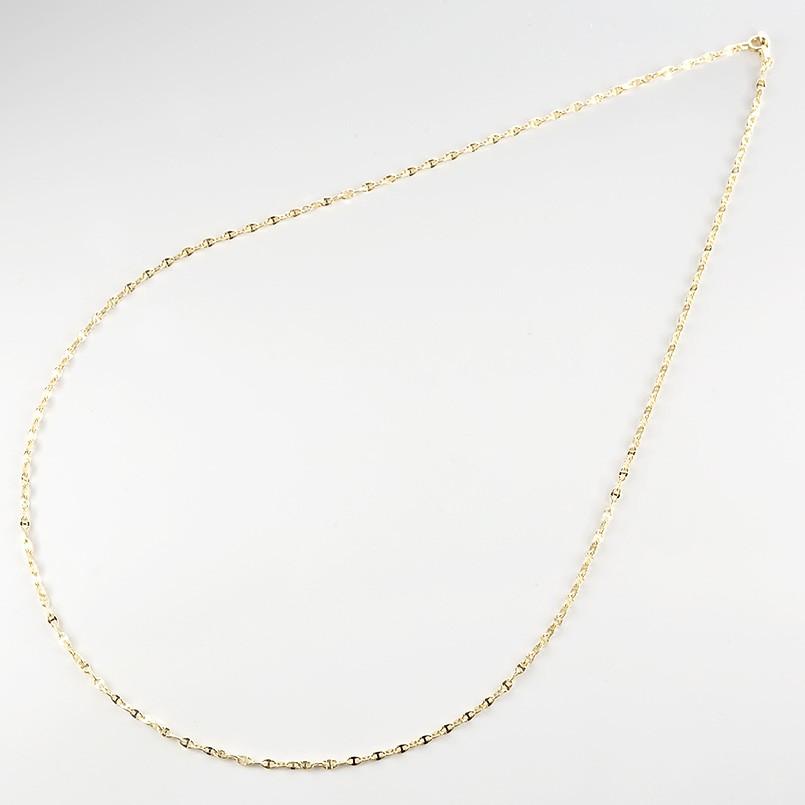 最終値下げ 18金 ネックレス チェーン レディース アンカーチェーン 中空 ゴールド 18k イエローゴールドk18 地金ネックレス チェーンのみ 好評 Lespakigali Com