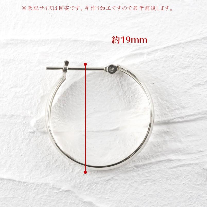 プラチナ フープピアス レディース pt900 リング 甲丸 フープ シンプル おしゃれ 地金 女性 人気 あすつく 送料無料 セール saleの画像