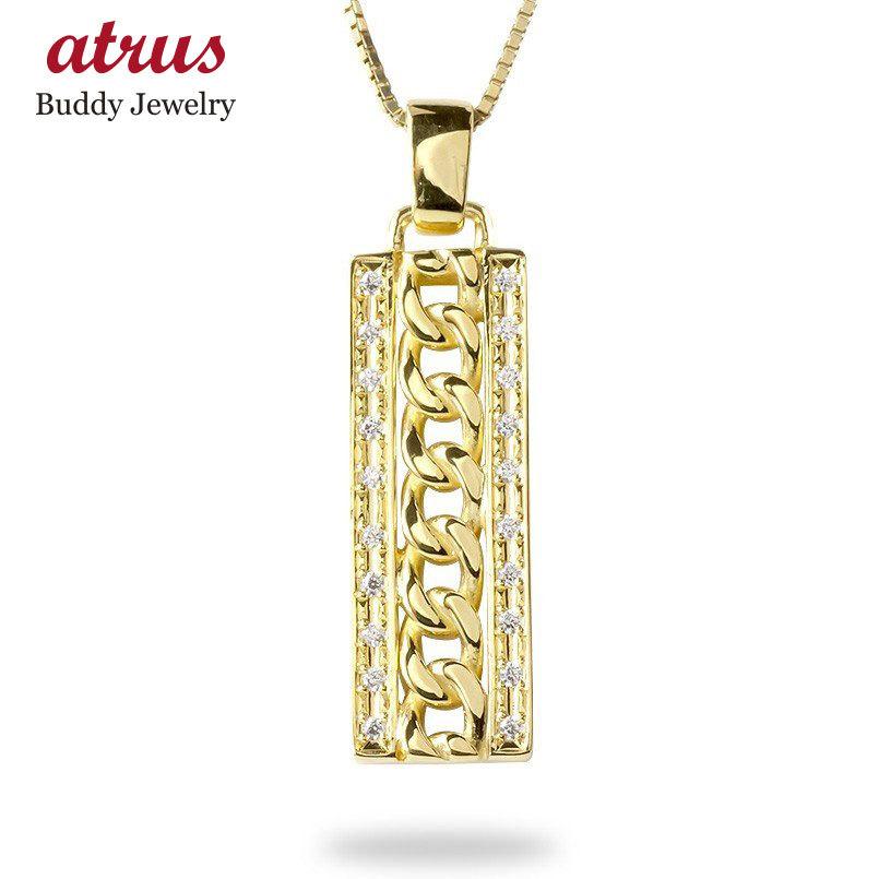 ゴールド ネックレス トップ メンズ ダイヤモンド 喜平 プレート ペンダント 10k 10金 イエローゴールドk10 シンプル キヘイチェーン 送料無料 セール SALE ペンダントトップ メンズ 18金 k18 クロス 十字架 ダイヤモンド 喜平