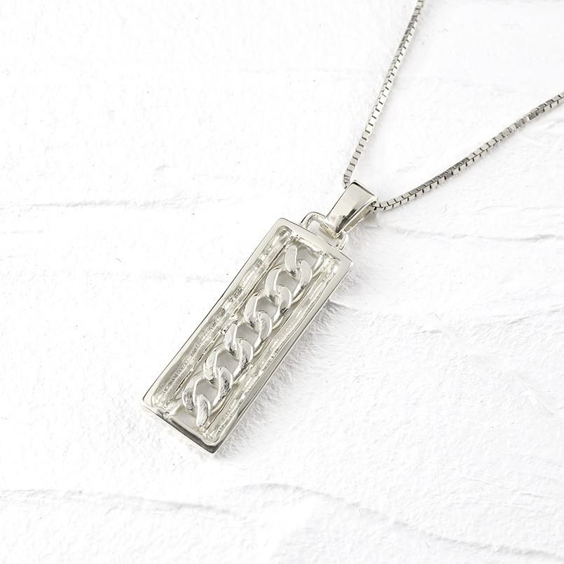 ジュエリー工房アトラス プラチナ ネックレス トップ メンズ 喜平  