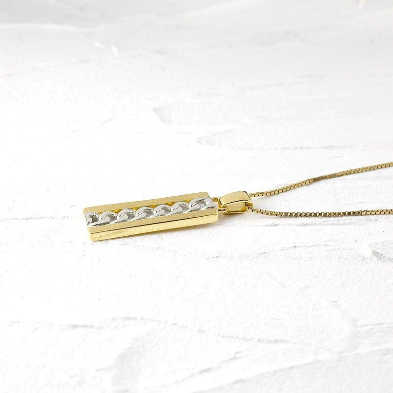 18金ネックレス トップ メンズ プラチナ コンビ 喜平 プレート イエローゴールドk18 pt900 シンプル キヘイチェーン つや消し 送料無料 人気 セール sale