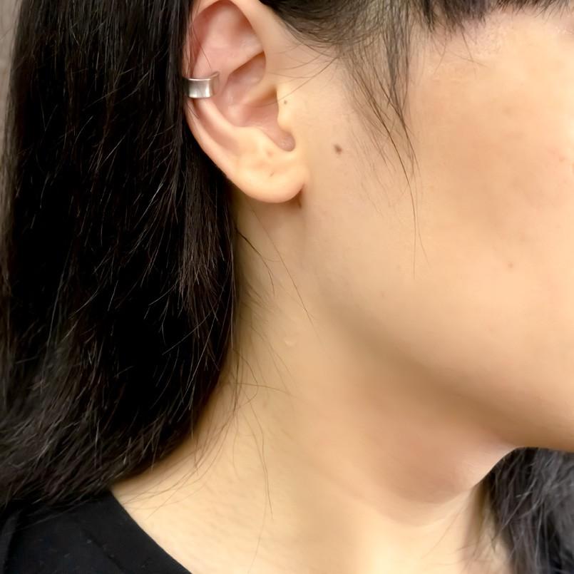 ジュエリー工房アトラス プラチナ 18金 イヤーカフ 片耳 メンズ