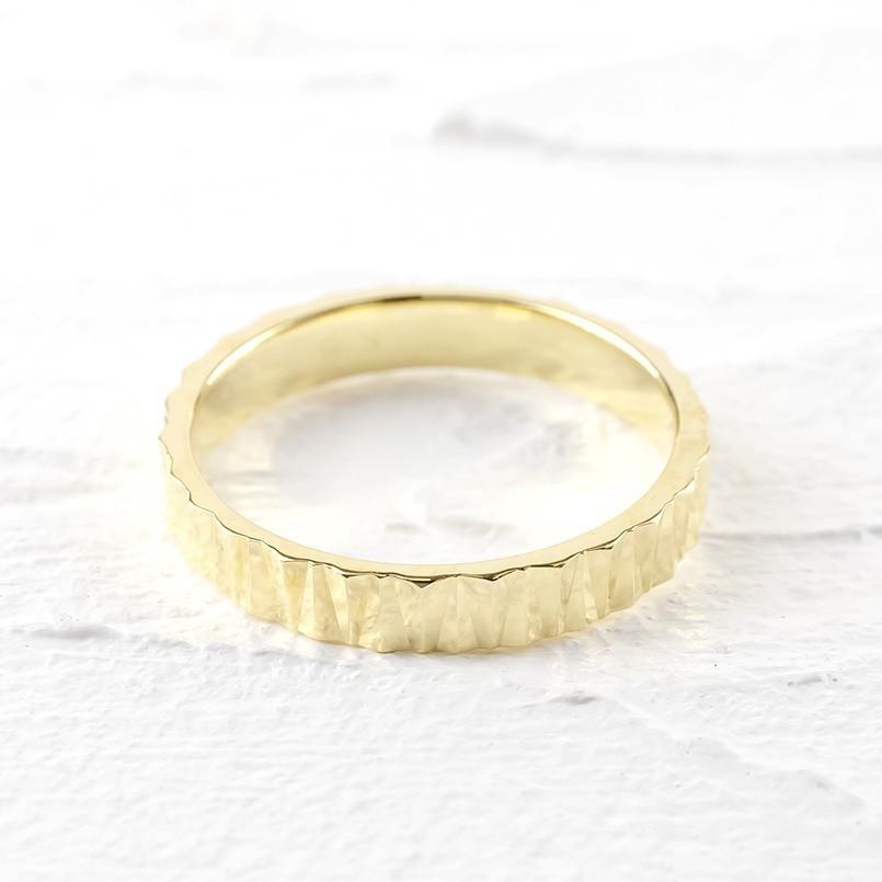 18金 リング レディース 指輪 地金 カット ゴールド 18k イエローゴールドk18 婚約指輪 安い エンゲージリング ピンキーリング 女性 送料無料 セール saleの画像