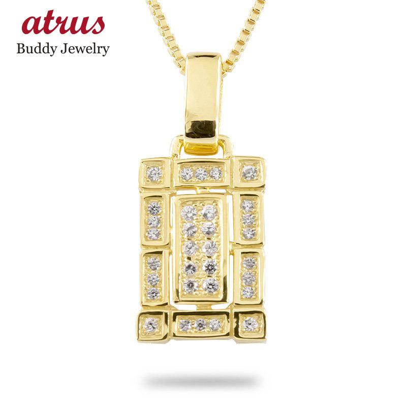 18金 ネックレス トップ ダイヤモンド メンズ ゴールド 18k イエローゴールドk18 ペンダント ダイヤ ベネチアンチェーン クラシック 送料無料 セール SALE(66194円)