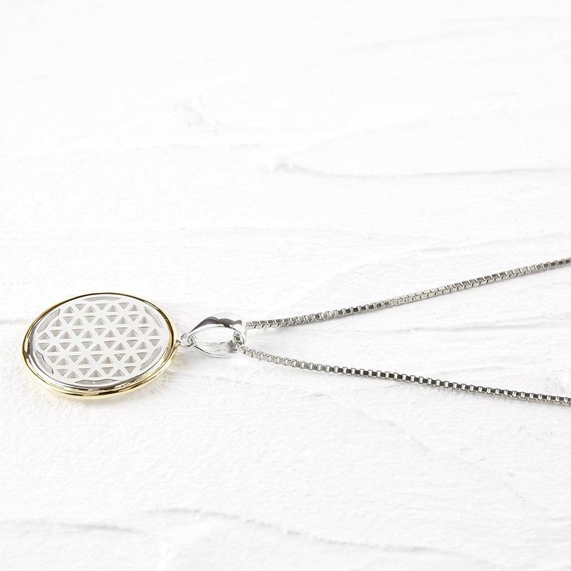 18Kゴールド 幾何学模様 ネックレストップ