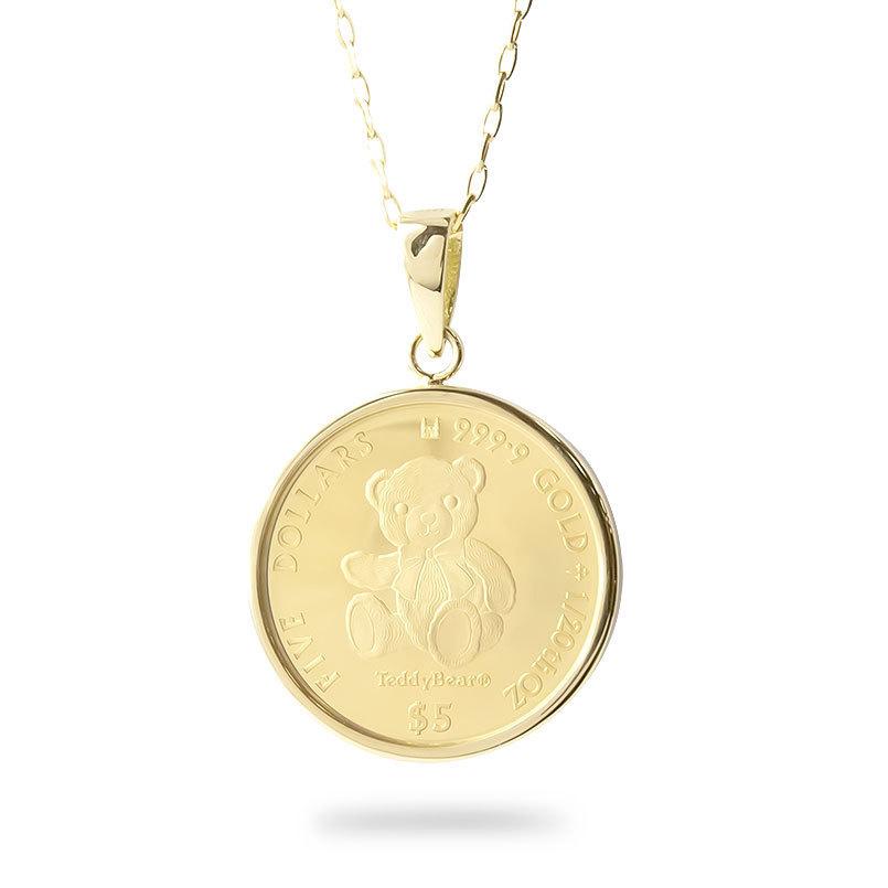 新しいコレクション 24金 ネックレス トップ コイン 純金 テディベア クマ 年 純金貨 エリザベス女王 イギリス イエローゴールドk18 1 オンス リバーシブル ケース付 あすつく miy ジュエリー工房アトラス 通販 Yahoo ショッピング 限定価格セール