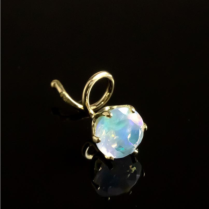 ピアス 18金 オパール つけっぱなし 装着簡単 キャッチのいらないピアス キャッチナッシャー ゴールド 18K 10月誕生石 あすつく 送料無料 セール saleの画像