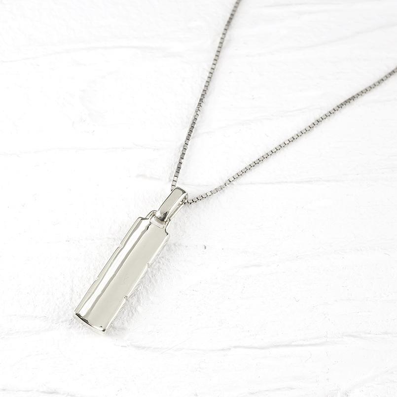 手数料安い ゴールド ネックレス メンズ ダイヤモンド ルビー トップ バーネックレス 10金 10k ホワイトゴールドk10 ペンダント チェーン 男性用 シンプル 国産 Homescience10 Ac In