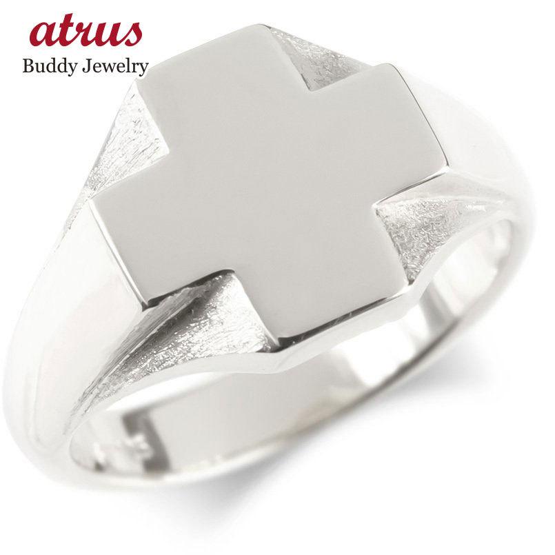 シルバー リング クロス メンズ 指輪 印台 sv925 地金 ピンキーリング 十字架 幅広 シンプル 男性 送料無料 人気 セール SALE  :210203103sm:ジュエリー工房アトラス - 通販 - Yahoo!ショッピング