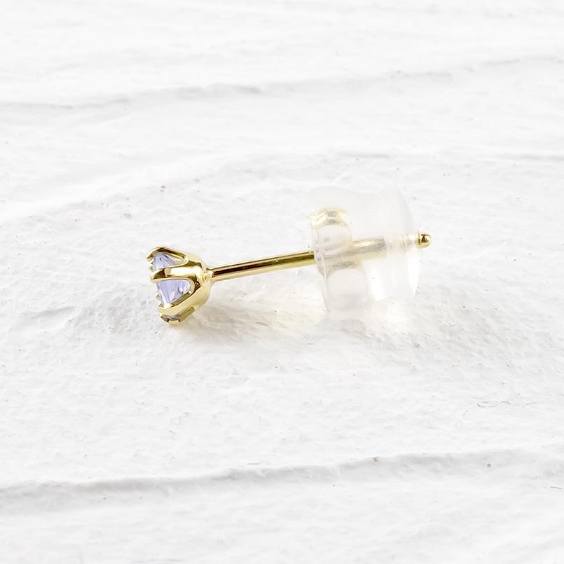 18金 ピアス 選べる 天然石 材質 18k イエローゴールド ピンクゴールド レディース K18 シンプル スタッド 宝石 女性 人気 送料無料 セール saleの画像