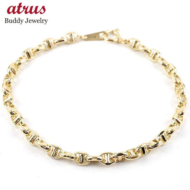 大注目 18金 ブレスレット メンズ 18cm イエローゴールドk18 中空 地金 ブレス ゴールド 18金 18k K18 男性 シンプル あすつく 海外輸入 Lespakigali Com