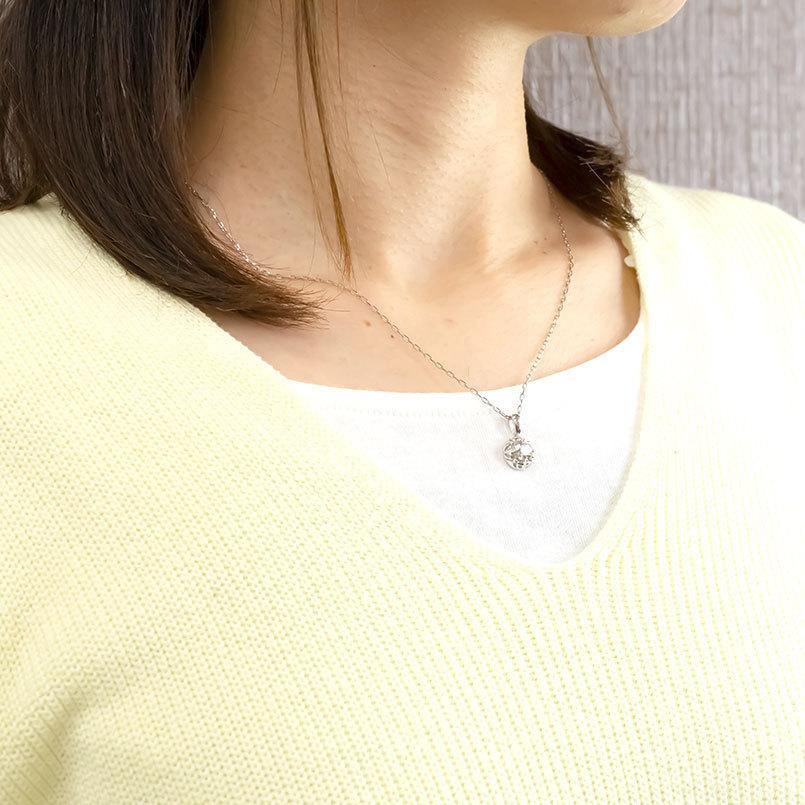 ネックレス レディース プラチナ ペンダントトップ ブラウンダイヤモンド 一粒 大粒 pt900 チェーン ユリ 女性 ダイヤ LGBTQ 男女兼用 送料無料 セール SALE